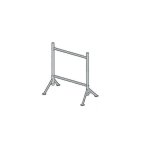 Base trteau pieds fixes hauteur 1, 19m - gamme chafaudage de maon - vito 49 - rf: j00111 - altrad ...