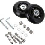 Basetbl - lot de 2 roulettes de rechange pour valises 70 x 24 mm, kits de r�paration de roues de valise, ...