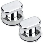 Basetbl - 2pcs poign�e de porte � ventouse poign�e ventouse baie vitr�e ventouse forte tirer poign�es ...