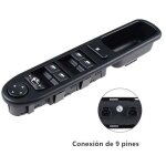 Basetbl - lev� vitre avant gauche drive c�t� vitre �lectrique interrupteur principal, interrupteur de ...