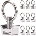 Basetbl - lot of 10 pions simples avec anneau 1000 kg pions d'arrimage a�ro pour rail d'arrimage a�ronautique ...