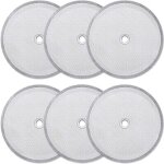 Basetbl ? pack de 6 filtres � tamis r�utilisables pour cafeti�re � piston 1000 ml ? compatible bodum, ...