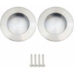 Basetbl - poign�es rondes encastrables pour porte coulissante acier inoxydable poign�e porte coulissante ...