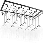 Basetbl - porte - verres suspendu, porte - verre � vin avec 4 rails pour 10 - 15 verres, 60 x 22, 5 x ...