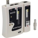 Basetech - testeur de câbles bt - 200 bt - 200 convient pour rj - 45, rj - 11, bnc Basetech - testeur de câbles bt - 200 bt - 200 convient pour rj - 45, rj - 11, bnc