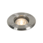 Basic - spot encastrable de sol - 1 lumire -  110 mm - acier - moderne - clairage extrieur - qazqa ...