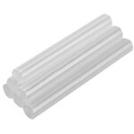 B�tons de colle 11 mm - 6 pi�ces, transparents, pour pistolet thermofusible
