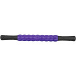 B�ton de massage musculaire pour sport et fitness - rouleau de relaxation haute r�sistance violet