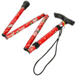 B�ton de randonn�e aluminium antid�rapant 5 sections pliable l�ger pour hommes femmes personnes �g�es ...