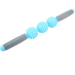 B�ton de rouleau musculaire pour yoga, balle picot�e anti - cellulite pour dos, bras, �paules et jambes ...