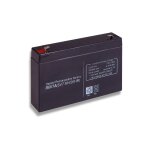 Batterie acide - plomb 6v 7ah cobat inclus b6v7a