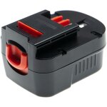 Vhbw - batterie compatible avec black & decker hp122kd, hp126f2b, hp126f2k, hp126f3b, hp126f3k outil ...