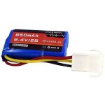 Batterie li 6, 4 v 2s 650 mah / connecteur femelle el4. 5 - 3p p - to - r pour camion, voiture ou bateau ...