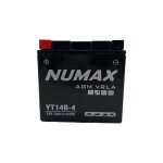 Batterie moto numax premium agm yt14b - 4 12v 12ah 210a