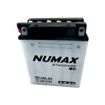 Batterie moto numax standard yb12al - a 12v 12ah 150a