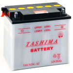Batterie plomb tashima y60n24la renforc�e 12v, 28a. l: 184, l: 124, h:168mm, + � droite pour motoneige. ...