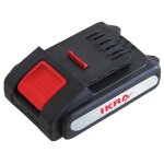 Batterie de rechange 20v - 2. 0 ah lithium puissance 40 wh, l�g�re 360 g, compatible tous outils ikra ...