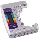 Batterie testeur pour piles et rechargeable piles, affichage de charge statut, adapt� pour c, aa, aaa, ...