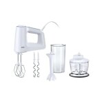 Braun - batteur fouet inox petrin pied plastique 500w 5vit hm3135wh