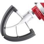 Batteur plat pour batteur sur socle kitchenaid, batteur plat � bord flexible, accessoires de m�langeur ...