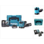 Bbo 180 rfj ponceuse excentrique 18v li - ion + 2x batteries 3. 0ah + chargeur + coffret makpac - makita ...