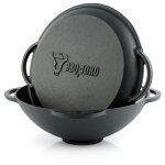 Kazan en fonte 6, 9 litres pot en fonte kazan - bbq - toro