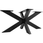 407005 - b support pied de table basse spider en acier noir 98x58x43 ch�ssis de table pi�tement meuble ...