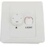 Beacon - interrupteur mural pour ventilateur de plafond avec éclairage inclus 2 plaques Beacon - interrupteur mural pour ventilateur de plafond avec éclairage inclus 2 plaques