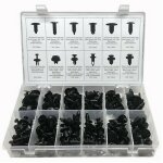 Beast - coffret de 192 agrafes clips plastique de fixation garnitures de carrosserie