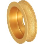 Bebusingoto 1pc fraise diamant�e pour bord ext�rieur, 75mm meule diamant�e bras�e sous vide bord demi ...