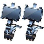 Bebusingoto 2 pcs support de t�l�phone voiture rotation � 360 degr�s, tableau de bord socles t�l�phone ...