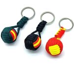 Bebusingoto lot de 3 porte cl� tress�e paracorde boule porte cl� tr�s pratique id�al survie randonn�e ...