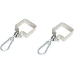 Bebusingoto accessoires de balan�oire, paquet de 2 crochets de balan�oire � liaison carr�e, crochet � ...