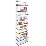 Bebusingoto organiseur de porte, �tag�res de rangement suspendues � 5 poches, rangement pliable sur la ...