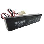 Beghelli - batterie pb 6v 4ah version slim câblage inclus 8800 Beghelli - batterie pb 6v 4ah version slim câblage inclus 8800