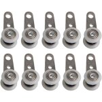 Beijiyi - lot de 10 roulettes pour baies vitr�es ou portes coulissantes - en m�tal et en plastique - ...