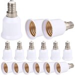 Beijiyi - 15 pi�ces adaptateur de douille e14 vers e27, adaptateur de convertisseur de douille base de ...