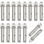 Beijiyi - 15 pi�ces vis d'expansion inoxydable 304 boulon d'expansion en acier inoxydable cheville � ...