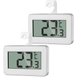 Beijiyi - 2 thermom�tre num�rique mini, thermometre cong�lateur, thermometre frigo digital