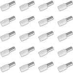 Beijiyi - 20pcs �tag�re broches 5mm x 19mm goujon de cloison �paissi support d'�tag�re cheville taquet ...