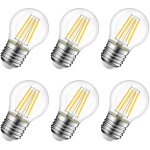 Beijiyi - 4w ampoule led filament e27 g45, equivalent � ampoule incandescence 40w, 470lm 2700k blanc ...