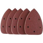 Beijiyi - lot de 50 feuilles abrasives triangulaires - 140 x 90 mm - grain 40, 60, 80, 120, 240 - pour ...