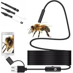 Beijiyi - 7mm cam�ra endoscope hd �tanche avec ip67, endoscop portable avec et type c, cam�ra tubulaire ...