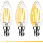 Beijiyi - ampoule led e14 bougie, 6w ampoule led dimmable, �quivalent incandescente 60w, 600lm ampoule ...