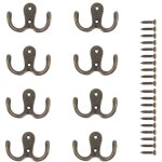Beijiyi - pi�ces crochet a vis double m�tal crochets et pat�res rangement pour la maison �tag�res tiroirs ...