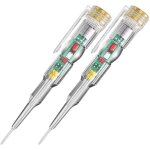 Beijiyi - testers de tension, 2pcs testeur de tension stylo 24 - 250v d�tecteur de tension de tournevis ...