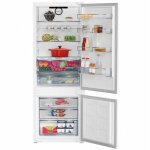 Beko bcne400e40sn r�frig�rateur combin� blanc 370 litres