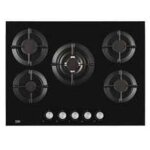 Beko hisw 75222 s table de cuisson à gaz encastrable 5 brûleurs noir Beko hisw 75222 s table de cuisson à gaz encastrable 5 brûleurs noir
