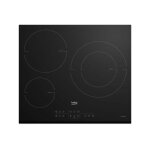 Beko - plaque de cuisson induction 3 feux - 58x51 cm - hii63200mtb