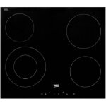 Beko plaque de cuisson vitrocéramique avec 4 feux + double zone, 6800 w fonction d'arrêt automatique ... Beko plaque de cuisson vitrocéramique avec 4 feux + double zone, 6800 w fonction d'arrêt automatique ...
